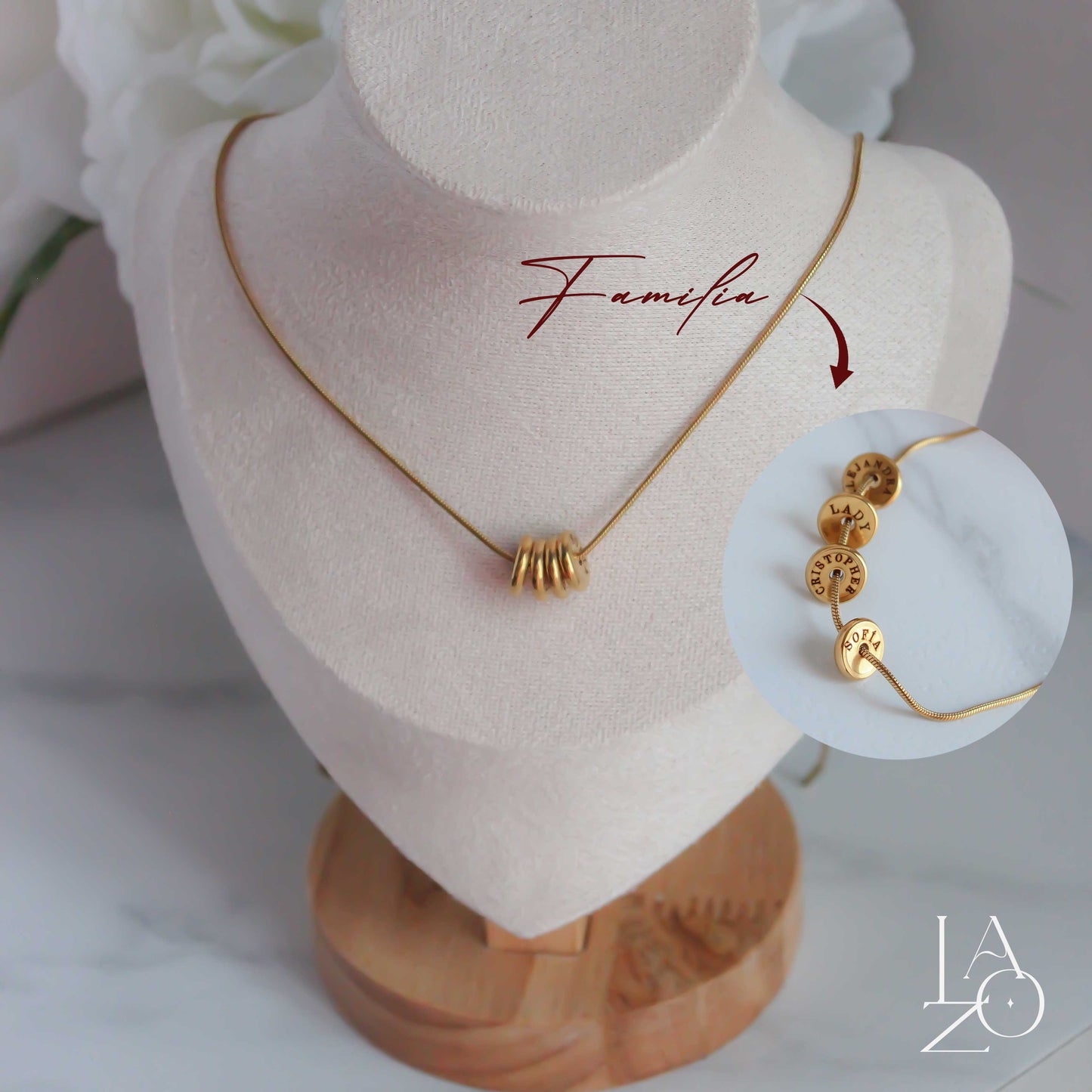 COLLAR FAMILIA PERSONALIZADO