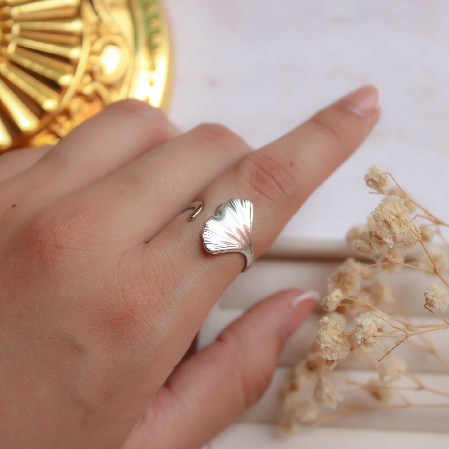 ANILLO SIRENA PLATEADO