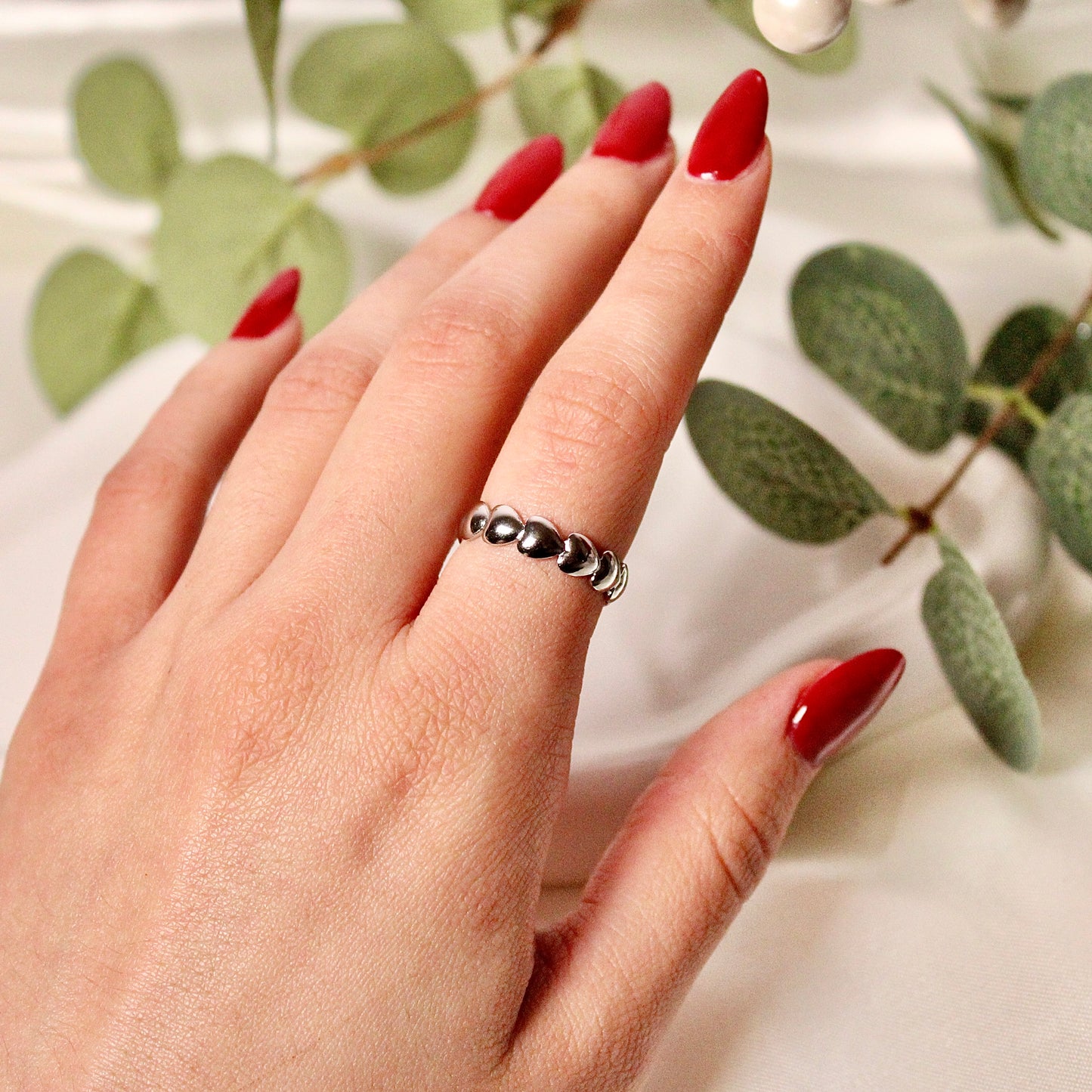 ANILLO VALENTINA PLATEADO