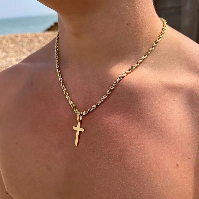 COLLAR TORSAL DORADO UNISEX