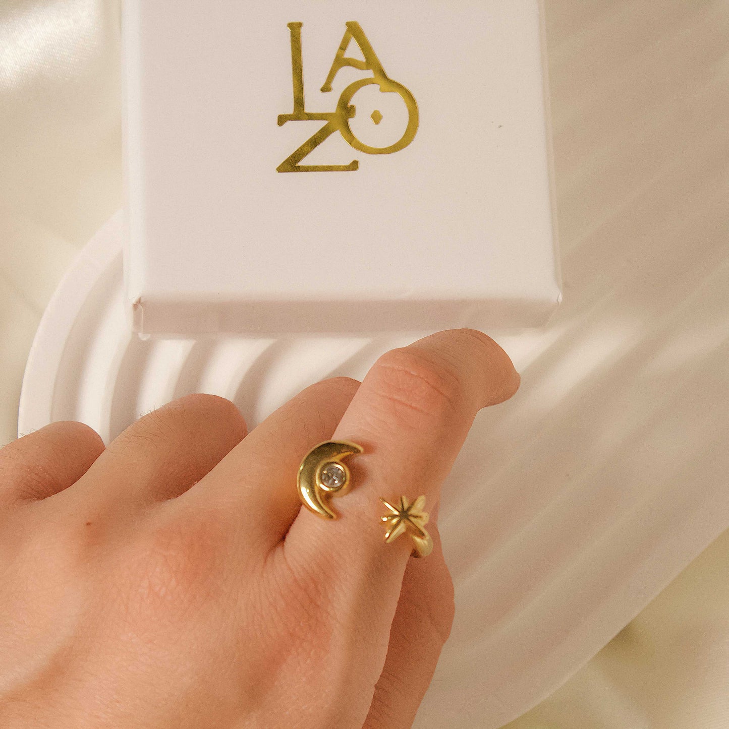 ANILLO LUNA Y ESTRELLA