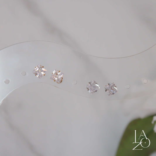 ARETES ZIRCONIA CUADRADA