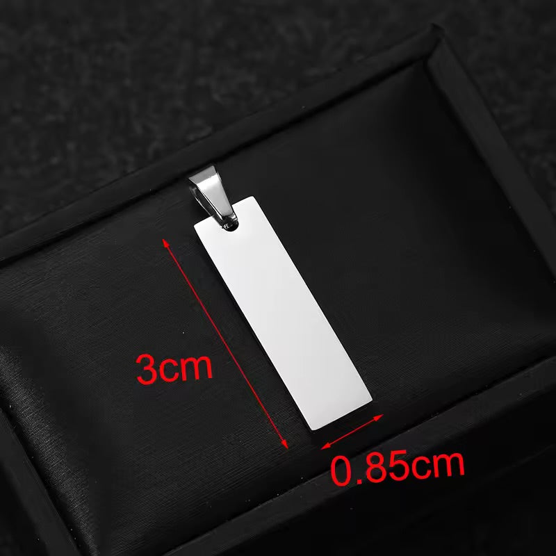 COLLAR RECTANGULAR PERSONALIZADO