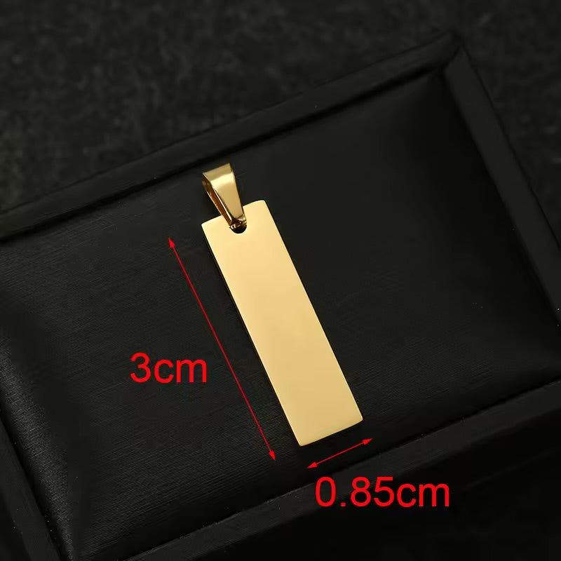 COLLAR RECTANGULAR PERSONALIZADO
