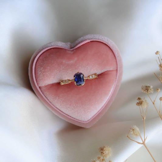 ANILLO PROMISE AZUL