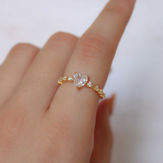 ANILLO AMOUR DORADO