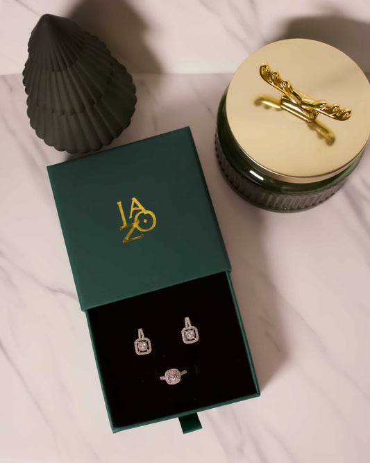 SET ZIRCONIA CUADRADA